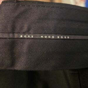 Hugo Boss Elegant Black Trousers